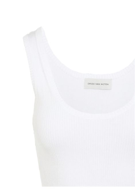 Canotta topaz in bianco Dries van noten - donna DRIES VAN NOTEN | 2510112041702001